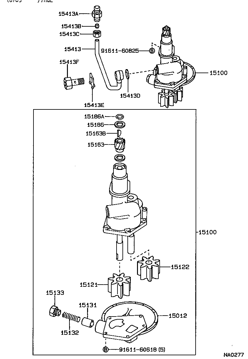 15147-70020 GASKET, OIL STRAINER product image