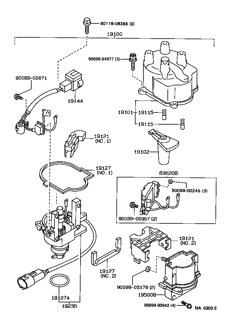 19144-16050 LEAD, DISTRIBUTOR BREAKER product image