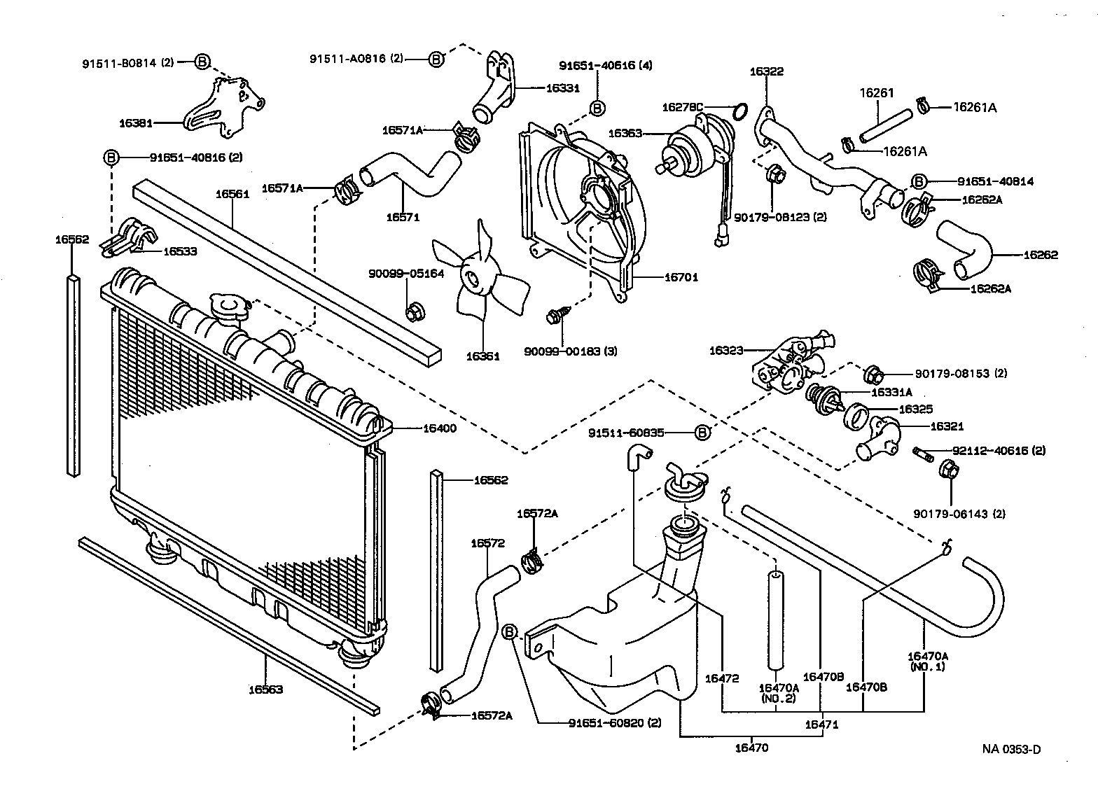 16304-74130 OUTLET, WATER product image