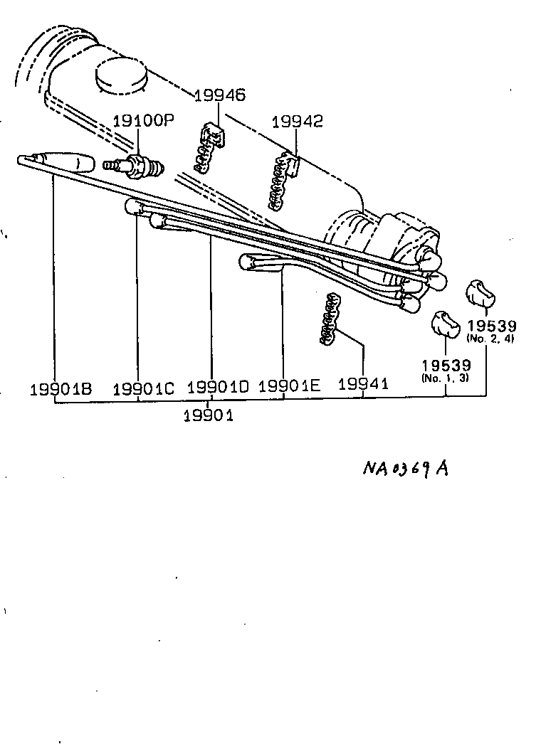 19590-74090 CORD, COIL RESISTIVE product image