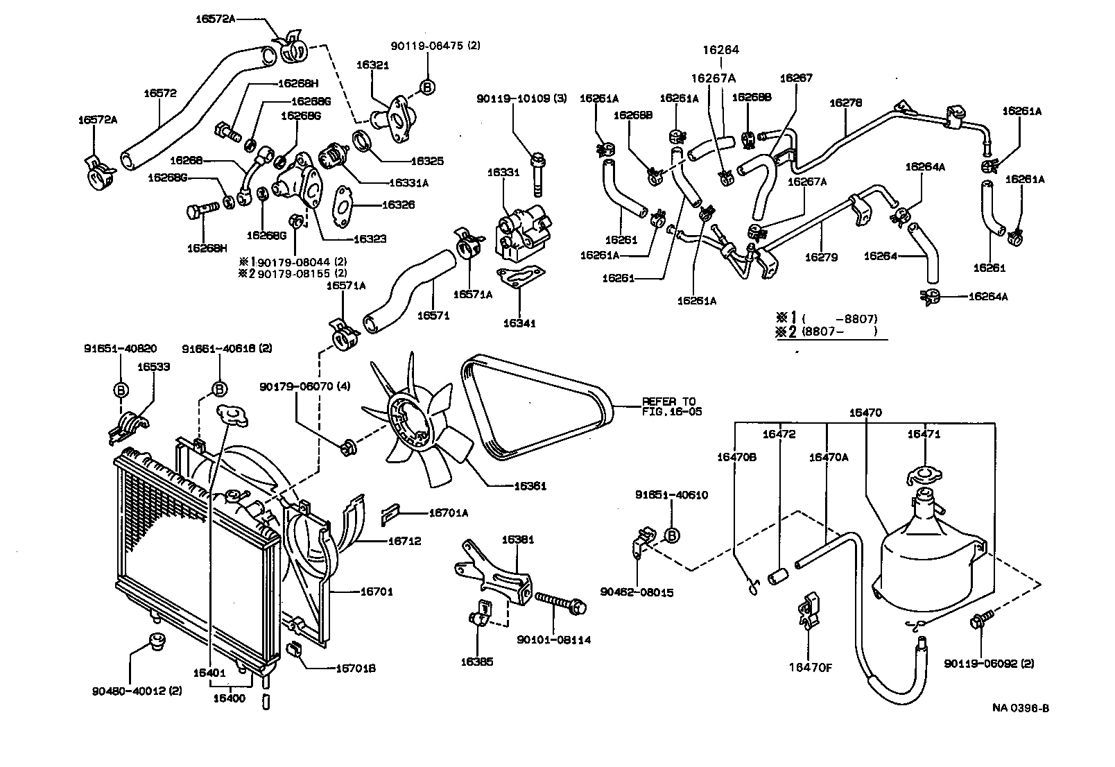 16400-70241 RADIATOR ASSY product image