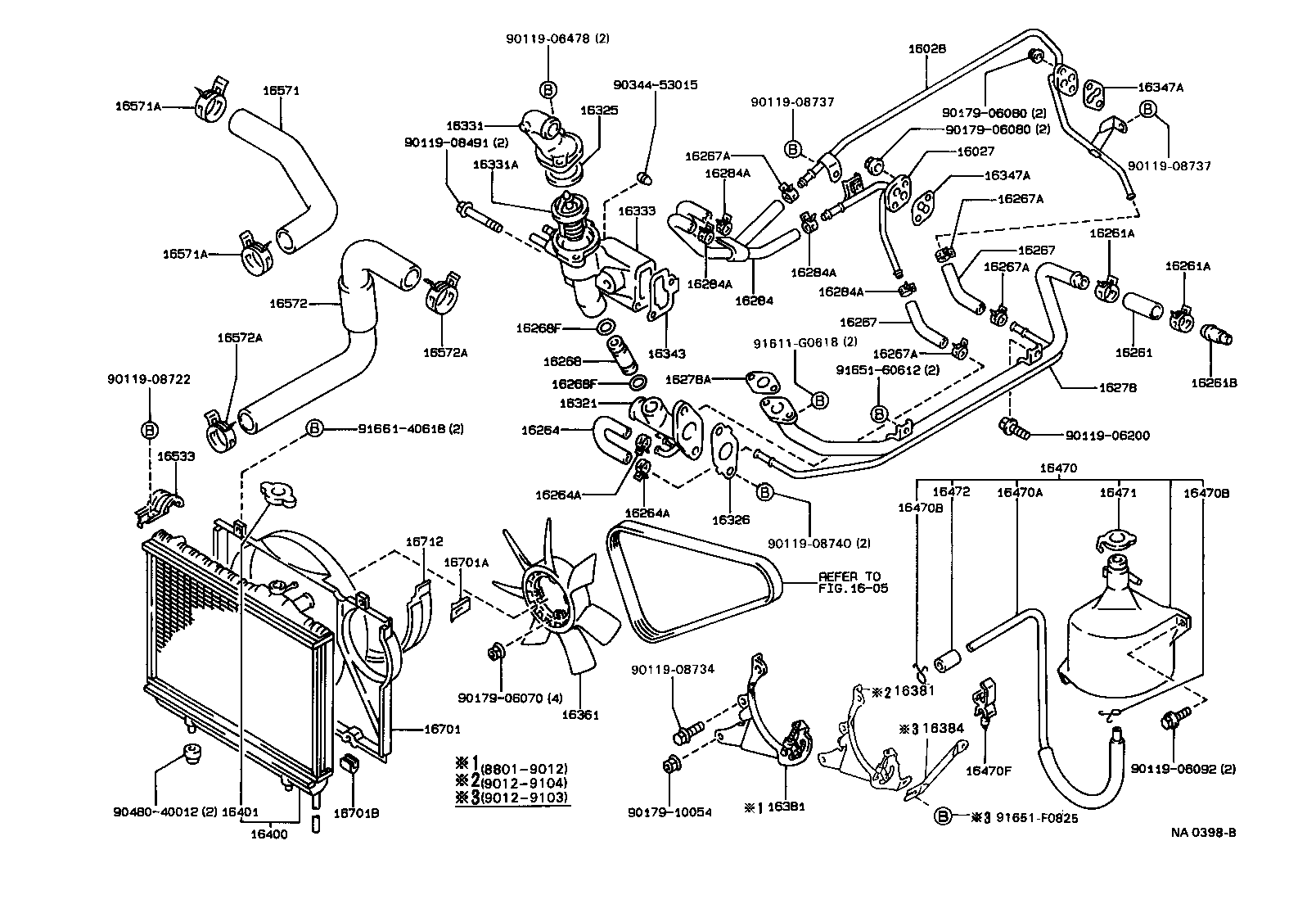 16400-70241 RADIATOR ASSY product image