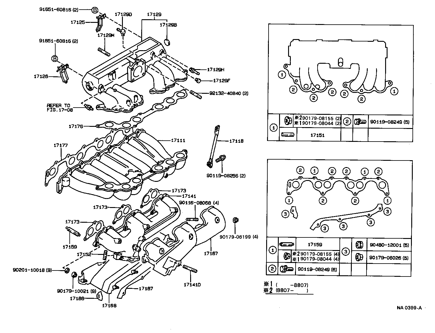 04175-70020 GASKET KIT, TURBOCHARGER product image