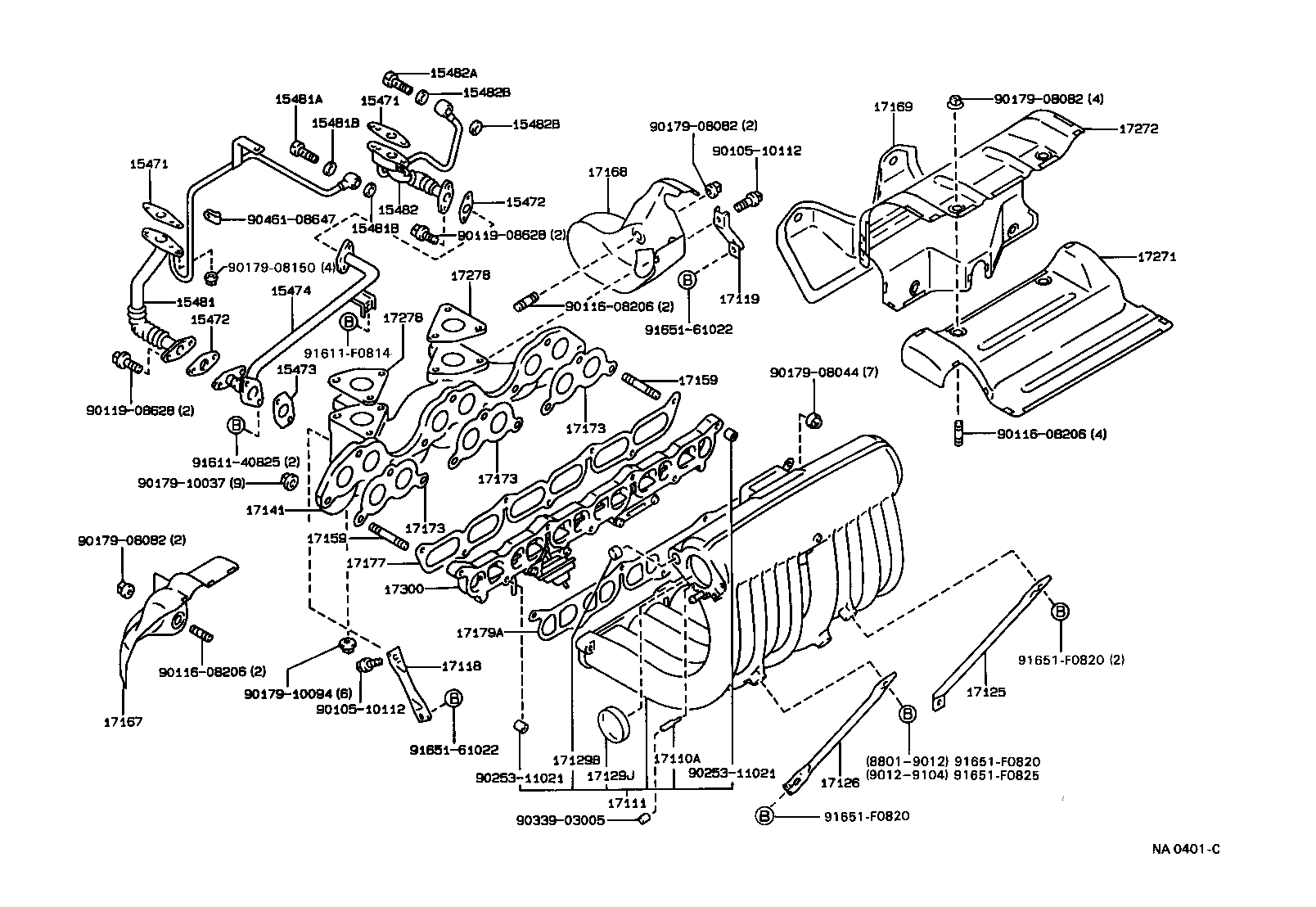 04175-70020 GASKET KIT, TURBOCHARGER product image