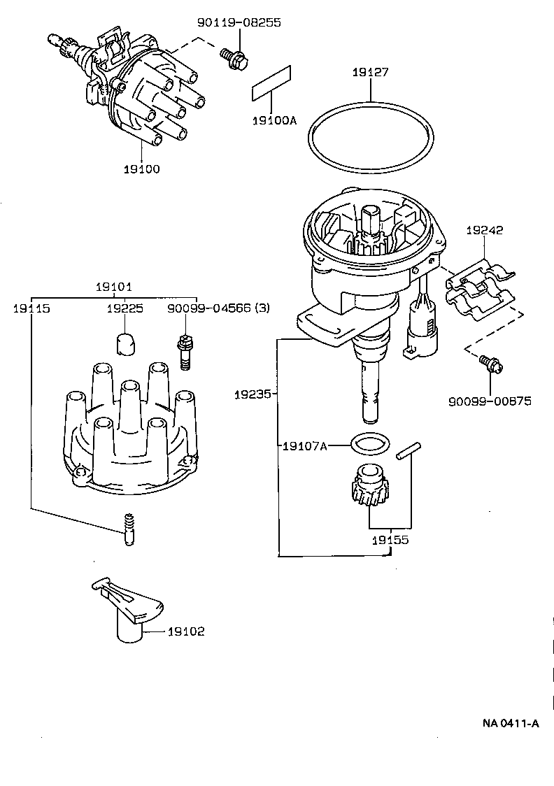 19235-70150 HOUSING, DISTRIBUTOR product image