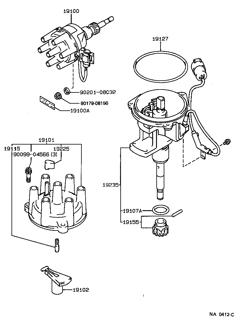 19235-70150 HOUSING, DISTRIBUTOR product image
