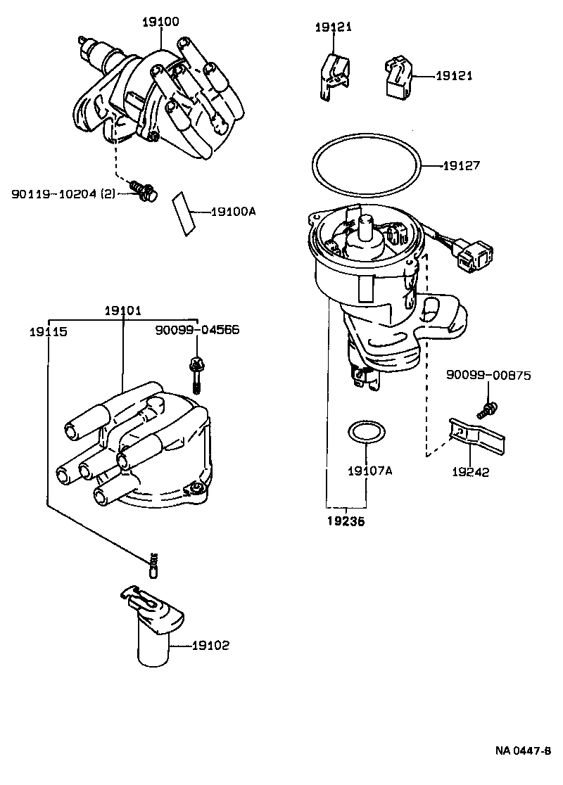 19235-74100 HOUSING, DISTRIBUTOR product image