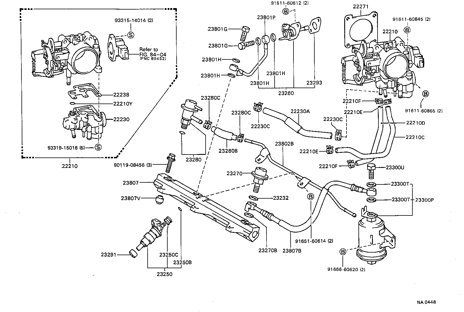 22210-74340 BODY ASSY, THROTTLE product image