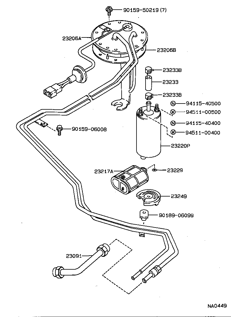 23209-16030 INJECTOR ASSY, FUEL product image