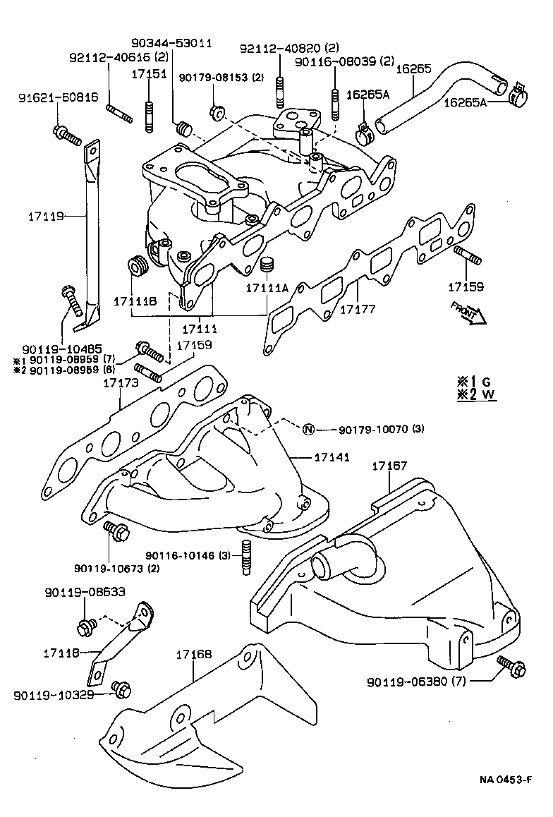 17101-16120 MANIFOLD, INTAKE product image