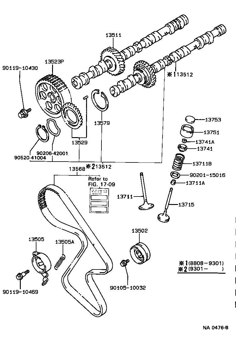 13501-46020 CAMSHAFT product image