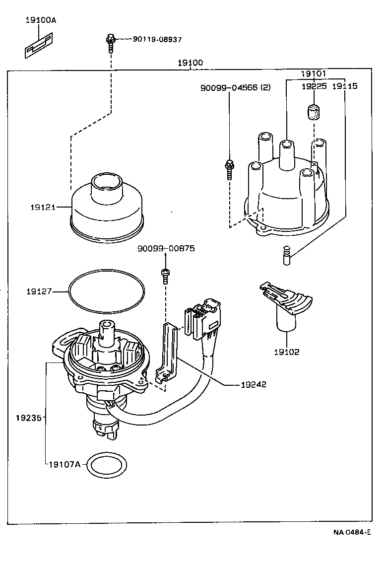 19235-74100 HOUSING, DISTRIBUTOR product image