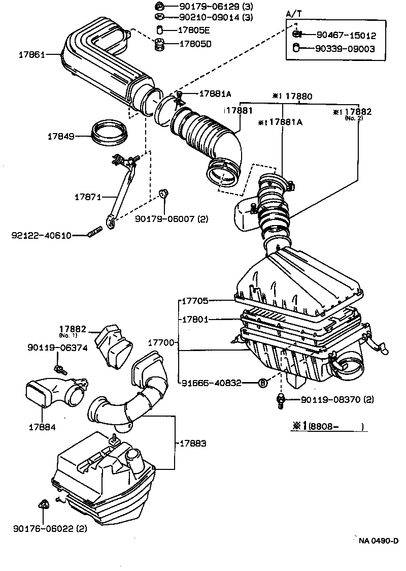 17700-74200 CLEANER ASSY, AIR product image