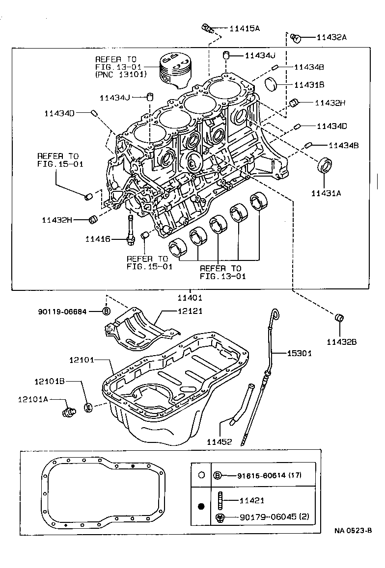 11401-79626 BLOCK SUB-ASSY, CYLINDER product image