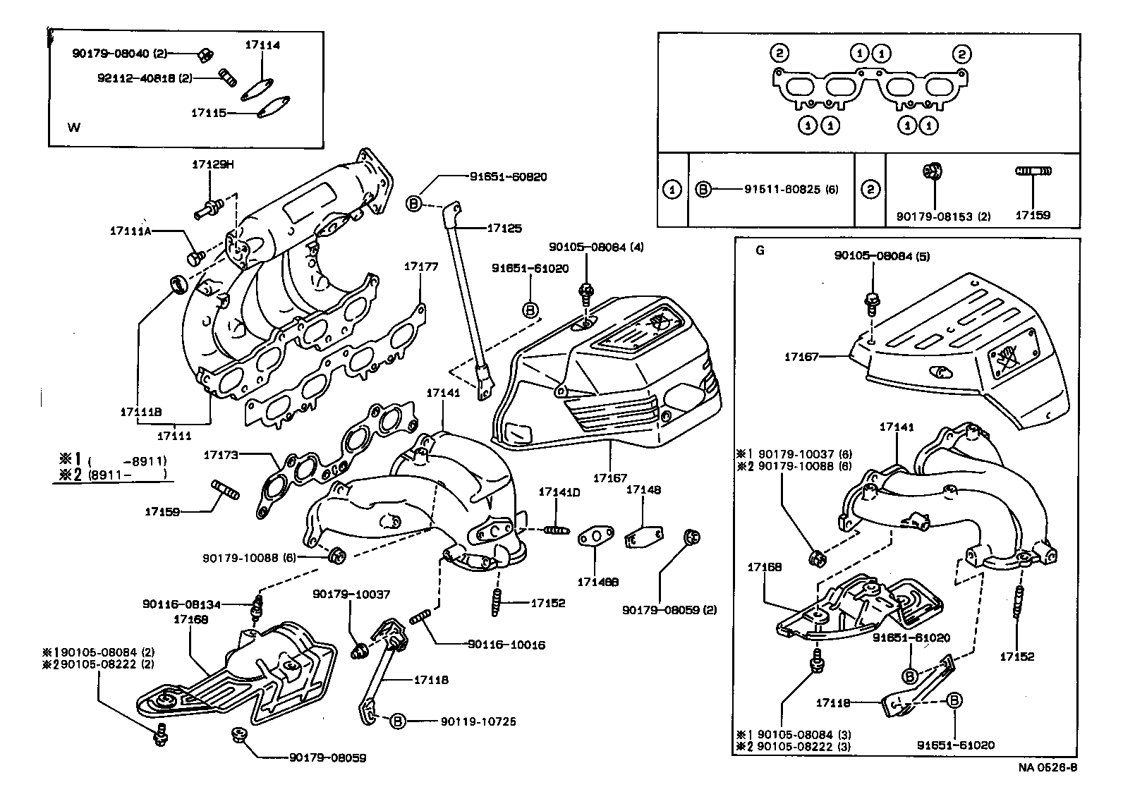 17101-16120 MANIFOLD, INTAKE product image