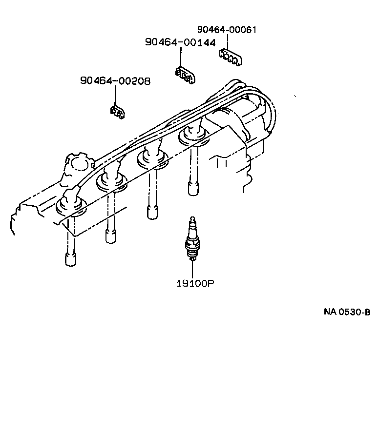 19968-16020 BRACKET, IGNITION COIL product image
