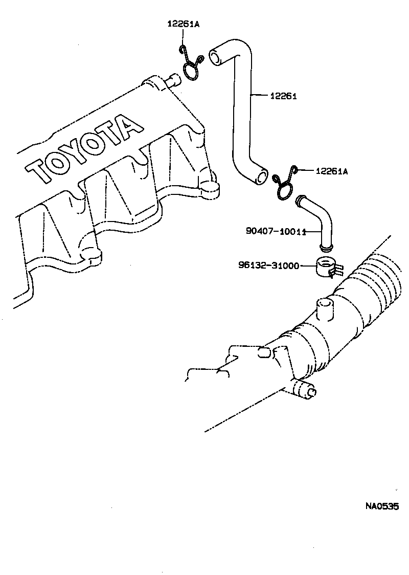 12204-74010 VALVE SUB-ASSY, VENTILATION product image