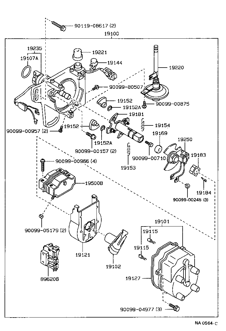 19235-74030 HOUSING, DISTRIBUTOR product image