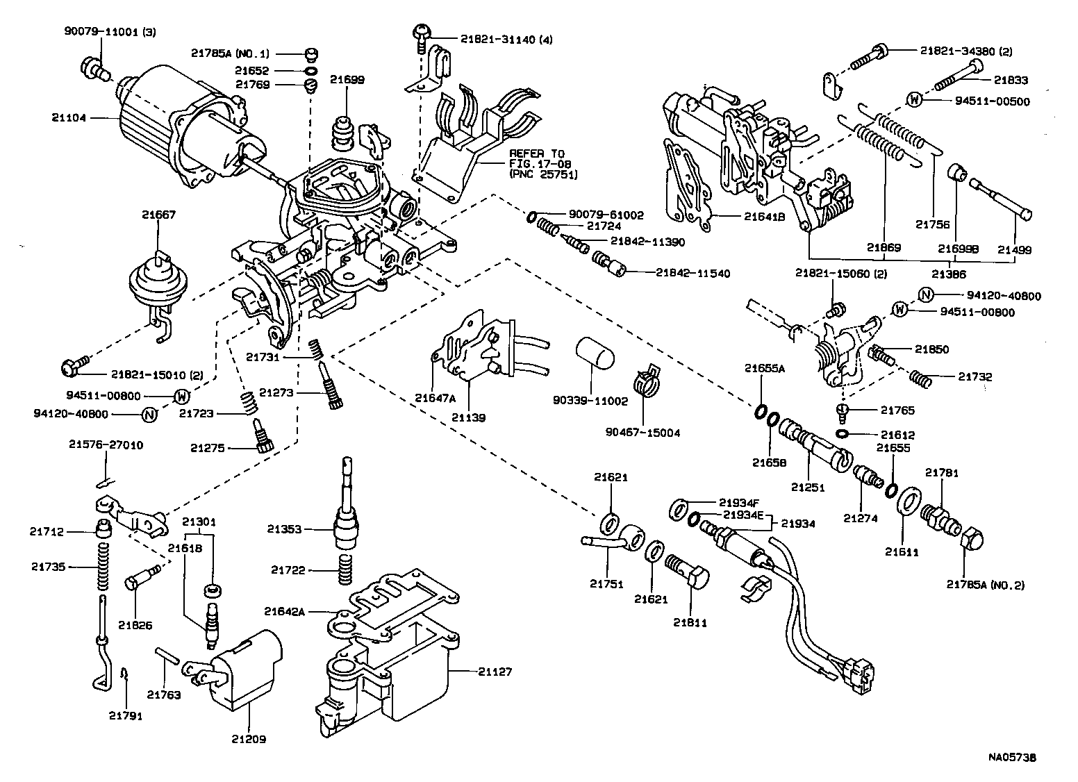21054-11720 SHAFT, CHOKE product image