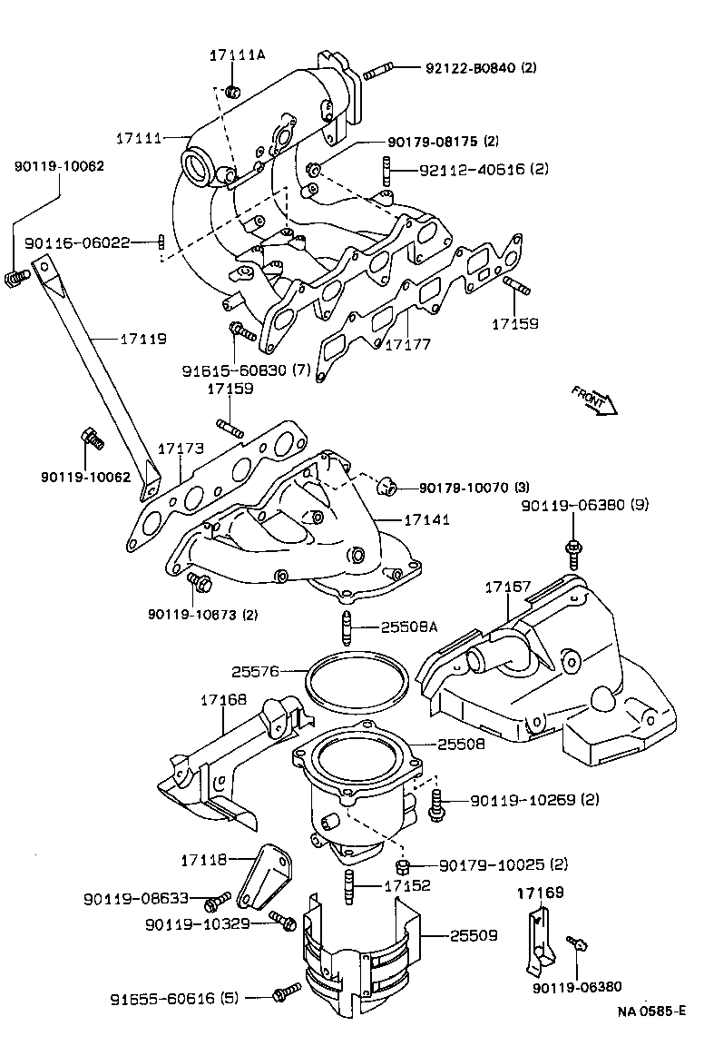 17069-16020 STATOR SUB-ASSY, CLUTCH product image