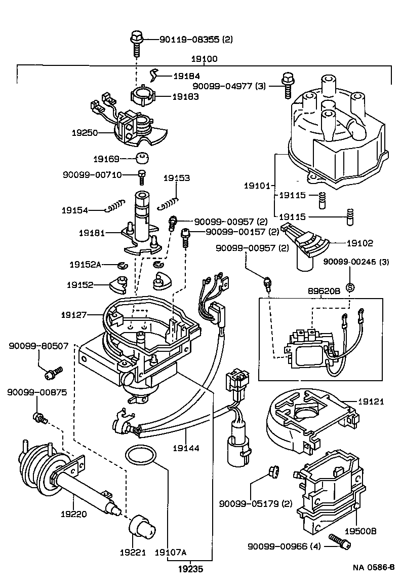 19225-62010 CAP, RUBBER product image