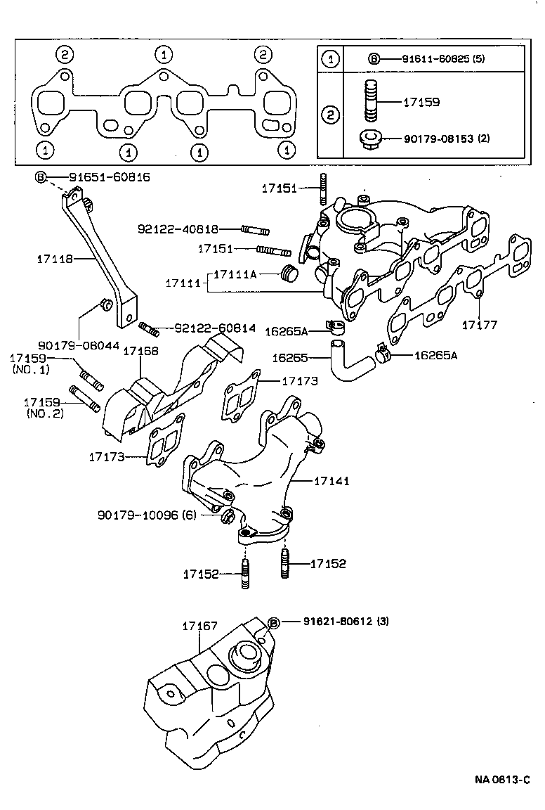 17101-74170 MANIFOLD, INTAKE product image