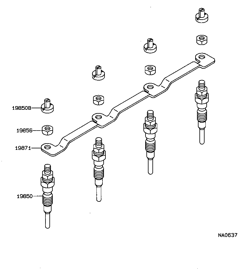 90919-12922 CORD, SPARK PLUG RESISTIVE, NO.1 product image