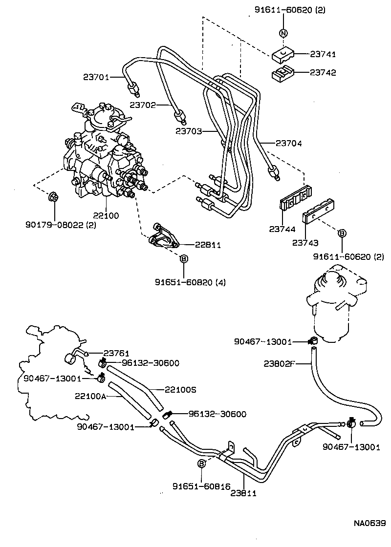 22100-55110 PUMP ASSY, INJECTION OR SUPPLY product image