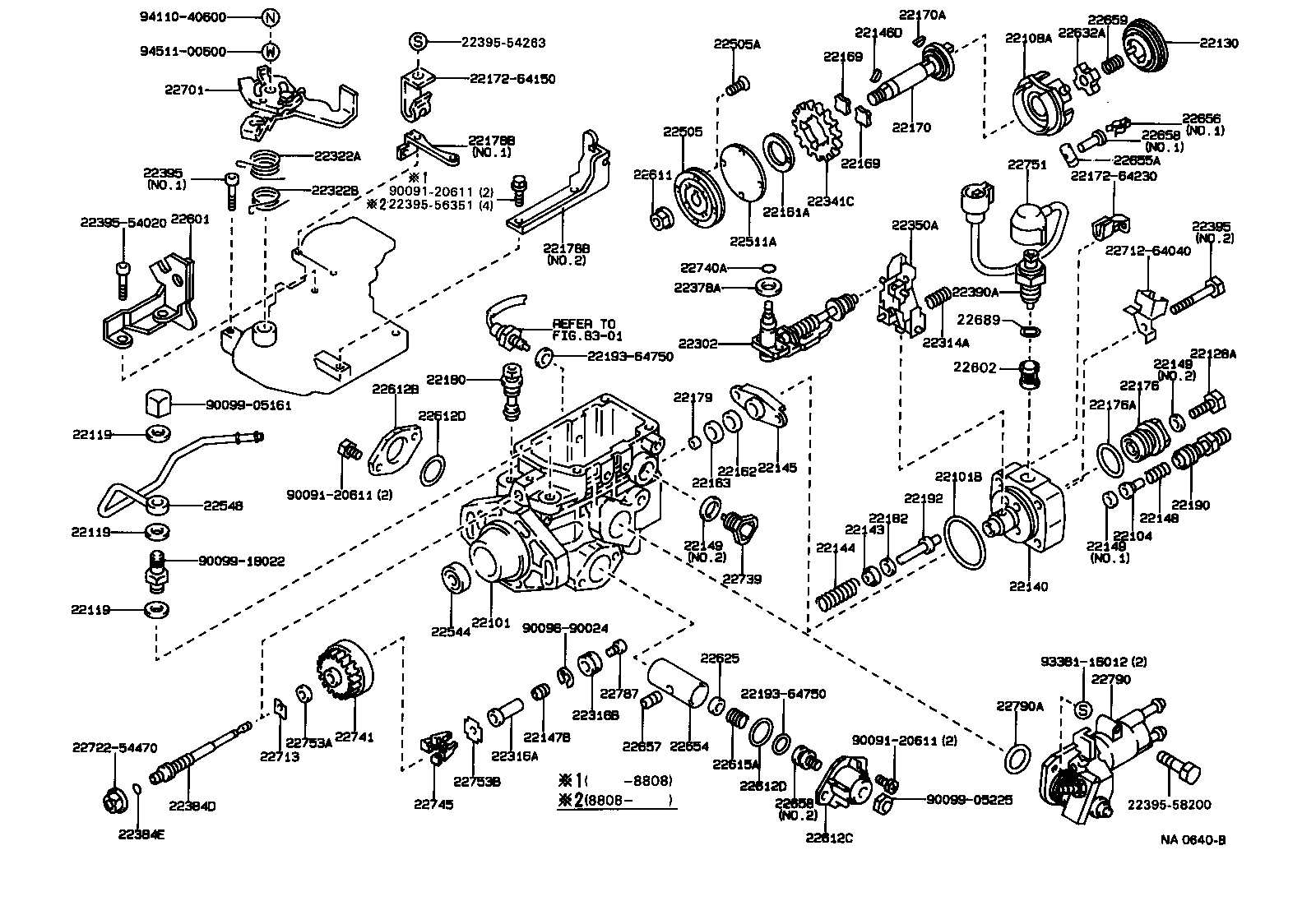 22140-55110 HEAD SUB-ASSY, DISTRIBUTIVE PUMP product image