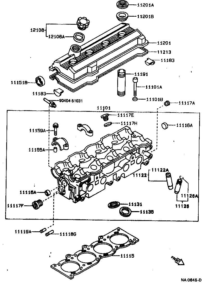 11115-74060 GASKET, CYLINDER HEAD product image
