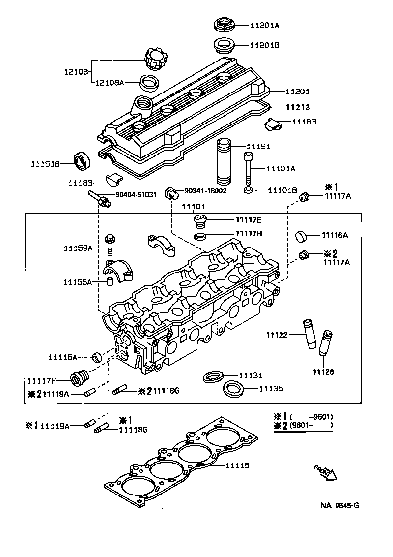 11115-88410 GASKET, CYLINDER HEAD product image