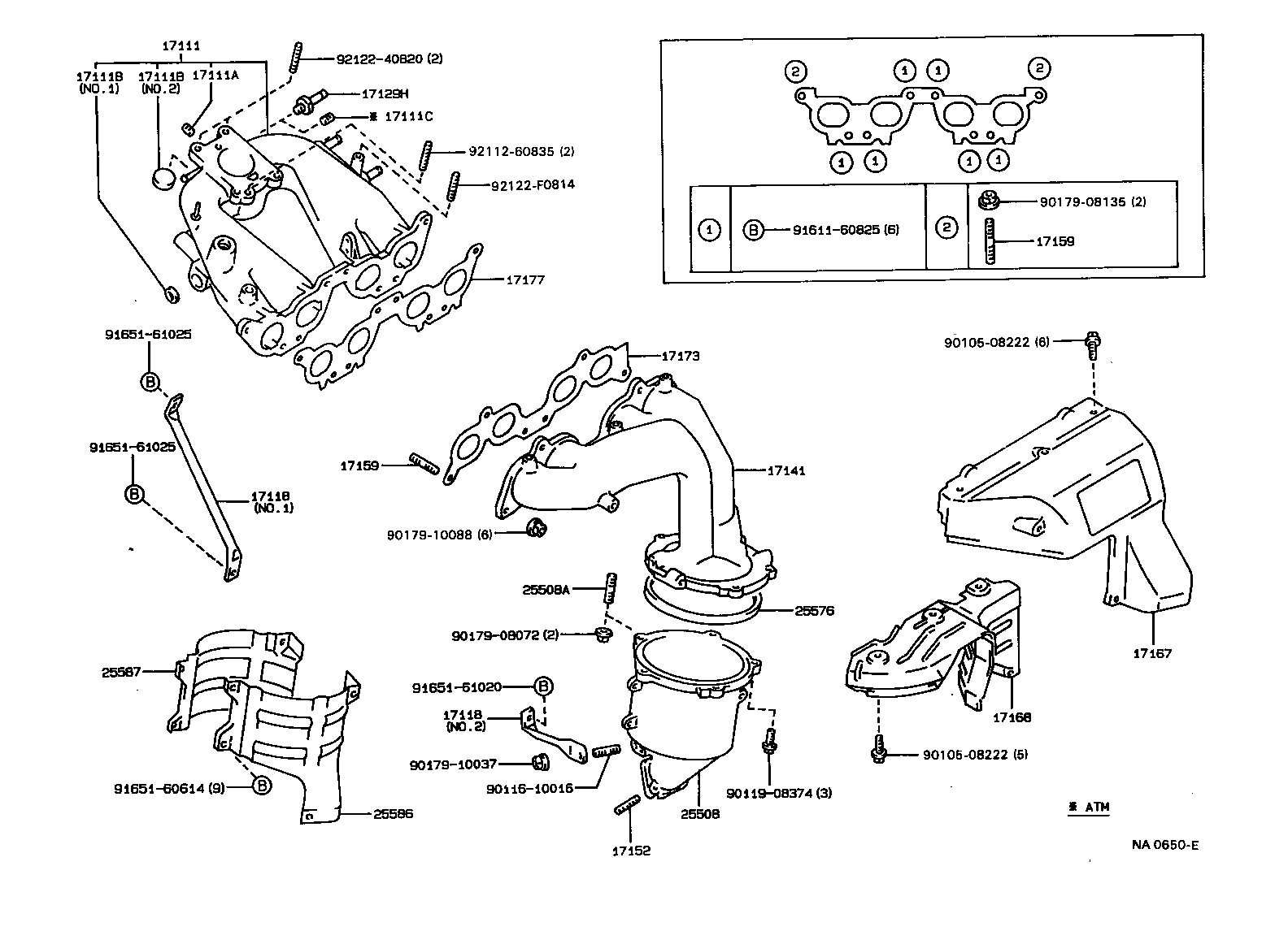 17101-74170 MANIFOLD, INTAKE product image