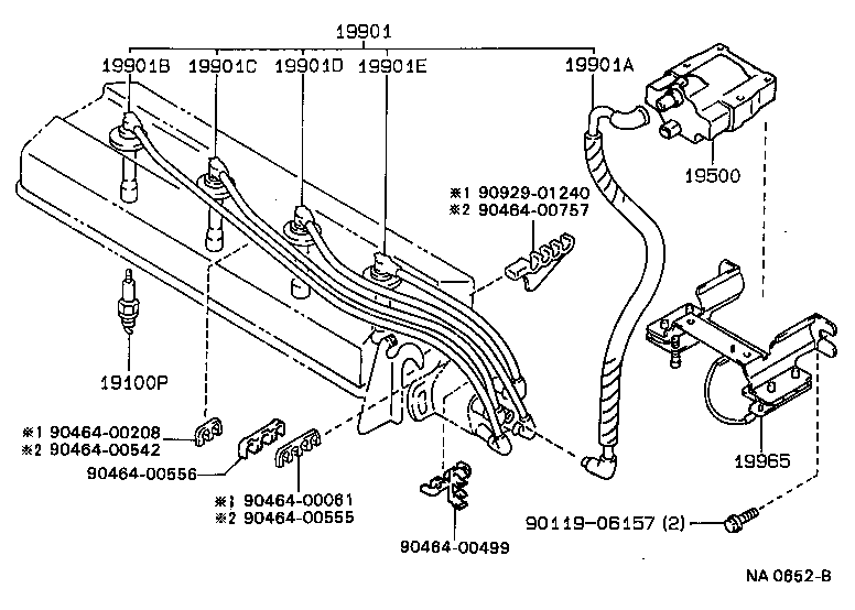 90919-01170 PLUG, SPARK product image