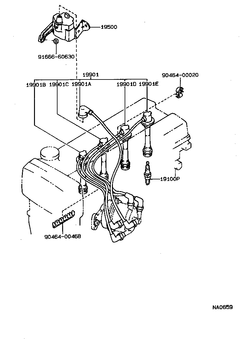 90919-01170 PLUG, SPARK product image