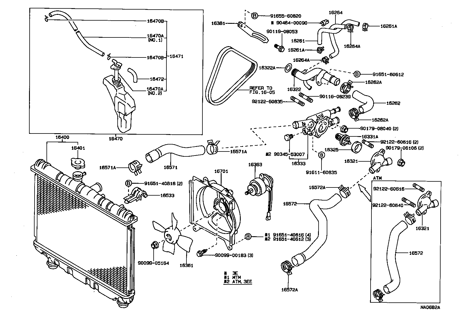 16303-11120 HOUSING, WATER OUTLET product image