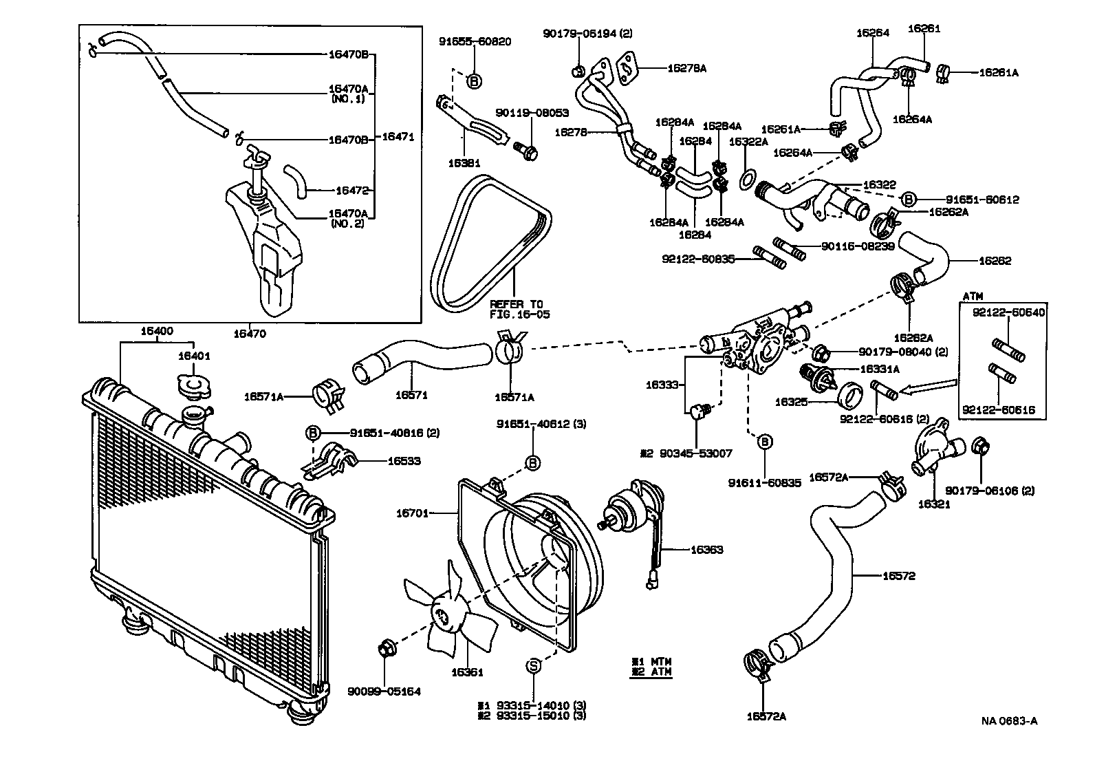 16303-11120 HOUSING, WATER OUTLET product image
