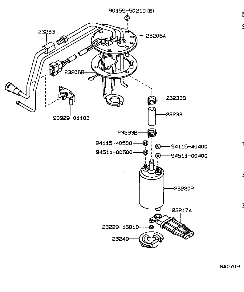 23280-11021 REGULATOR ASSY, FUEL PRESSURE product image