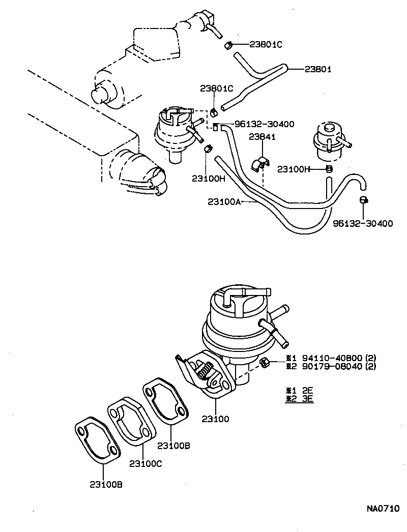 23100-11051 PUMP ASSY, FUEL product image