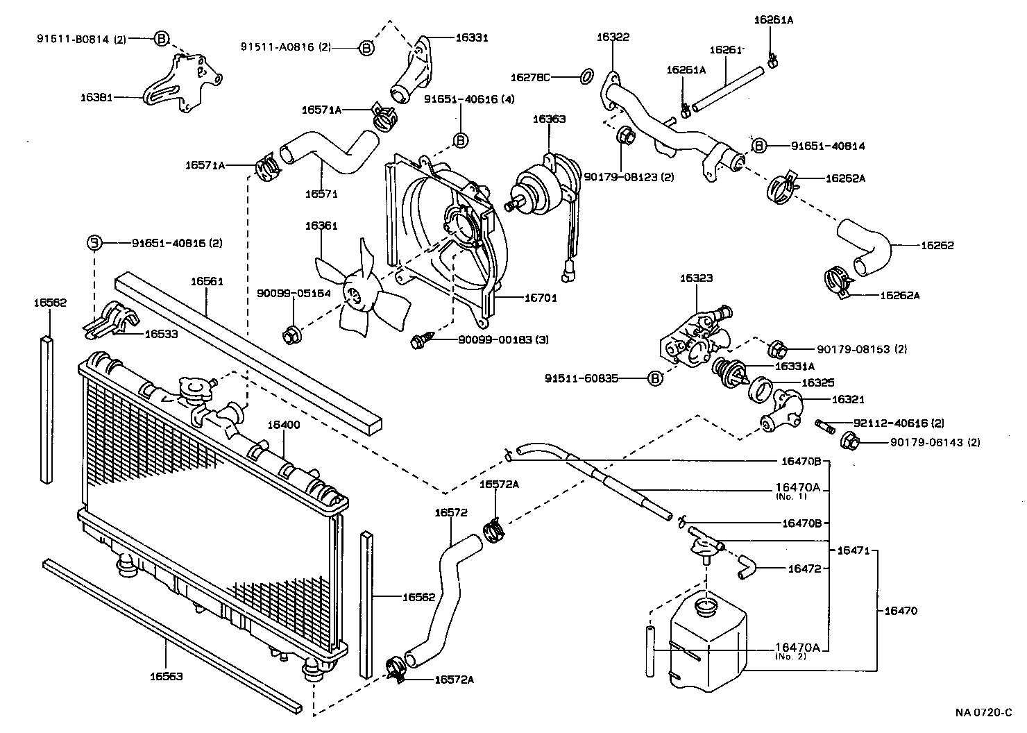 16304-74110 OUTLET, WATER product image
