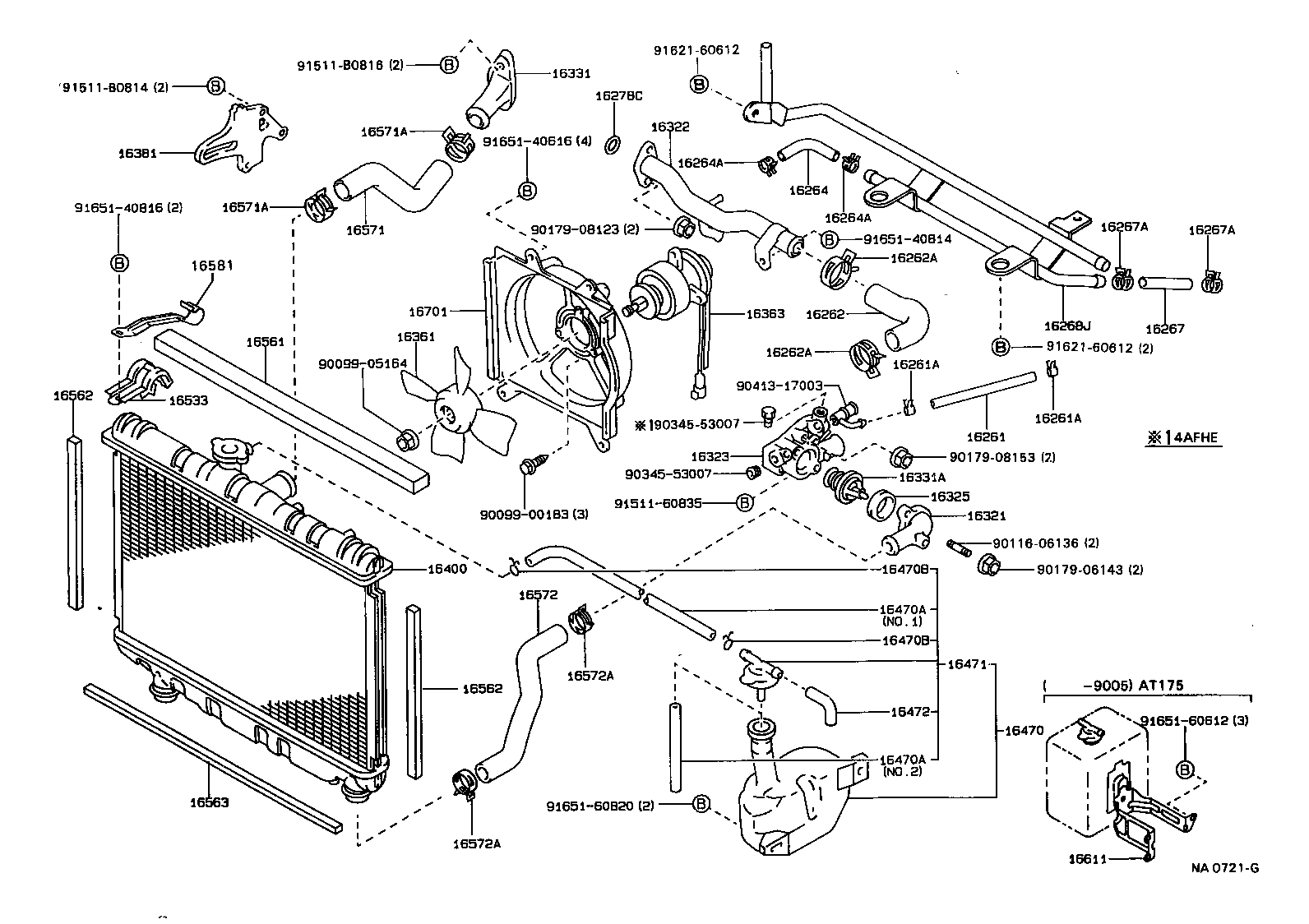 16304-74110 OUTLET, WATER product image