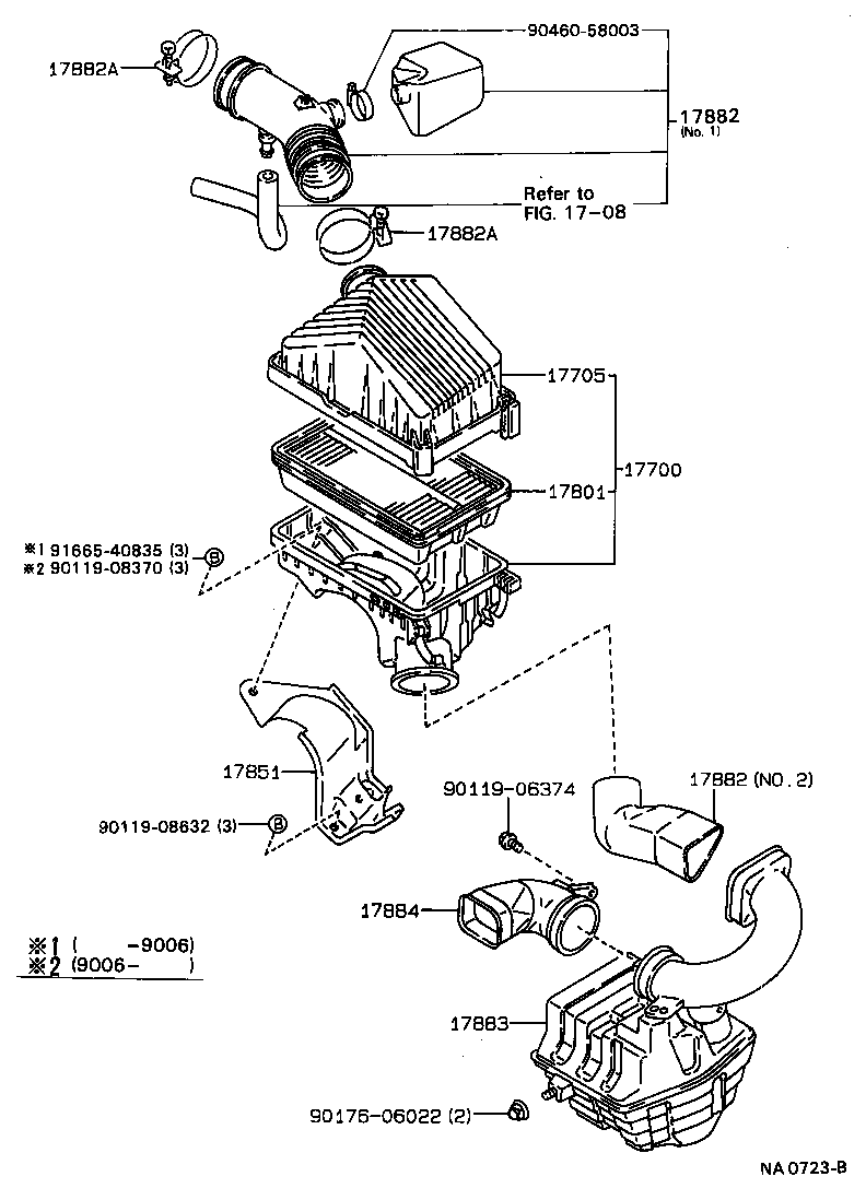17700-74150 CLEANER ASSY, AIR product image