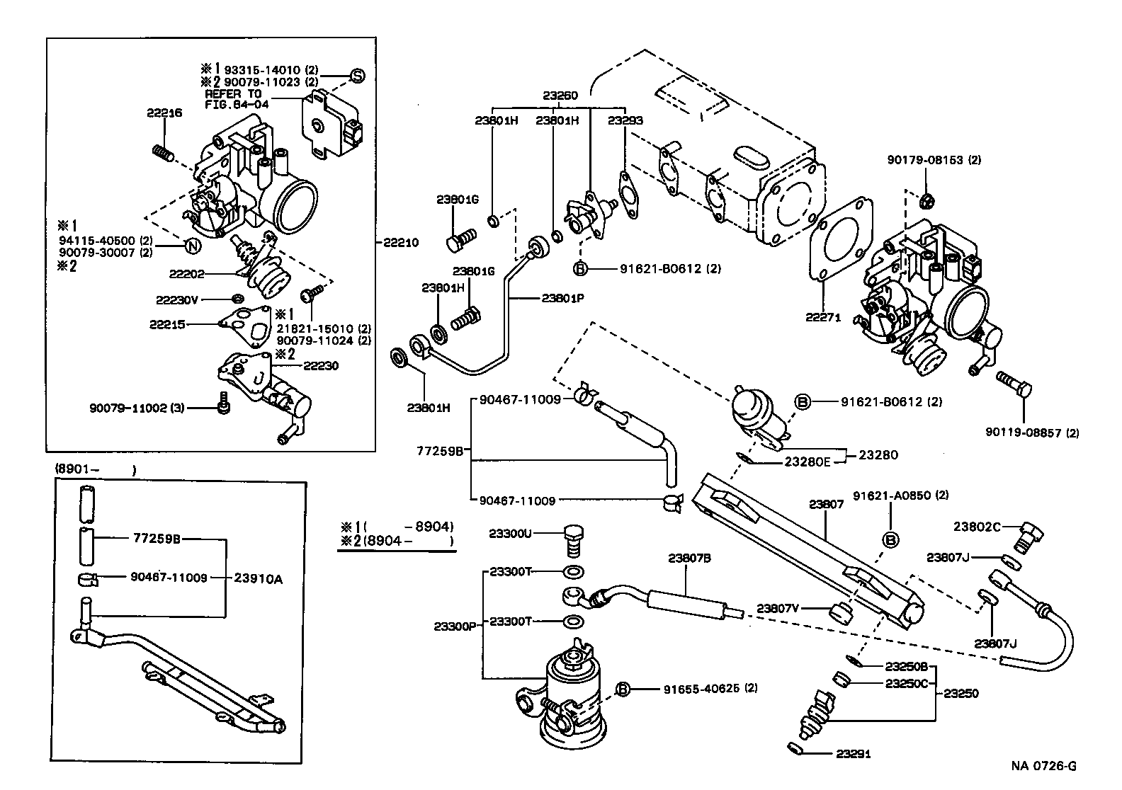 22210-16290 BODY ASSY, THROTTLE product image