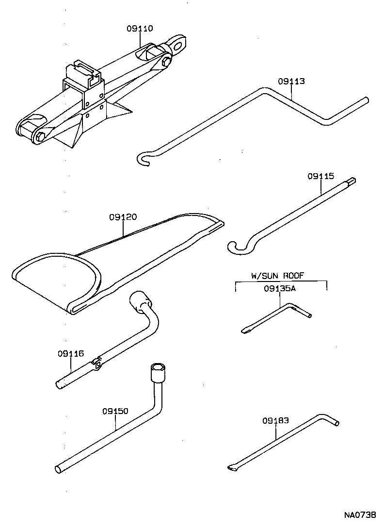 09111-12090 JACK ASSY product image