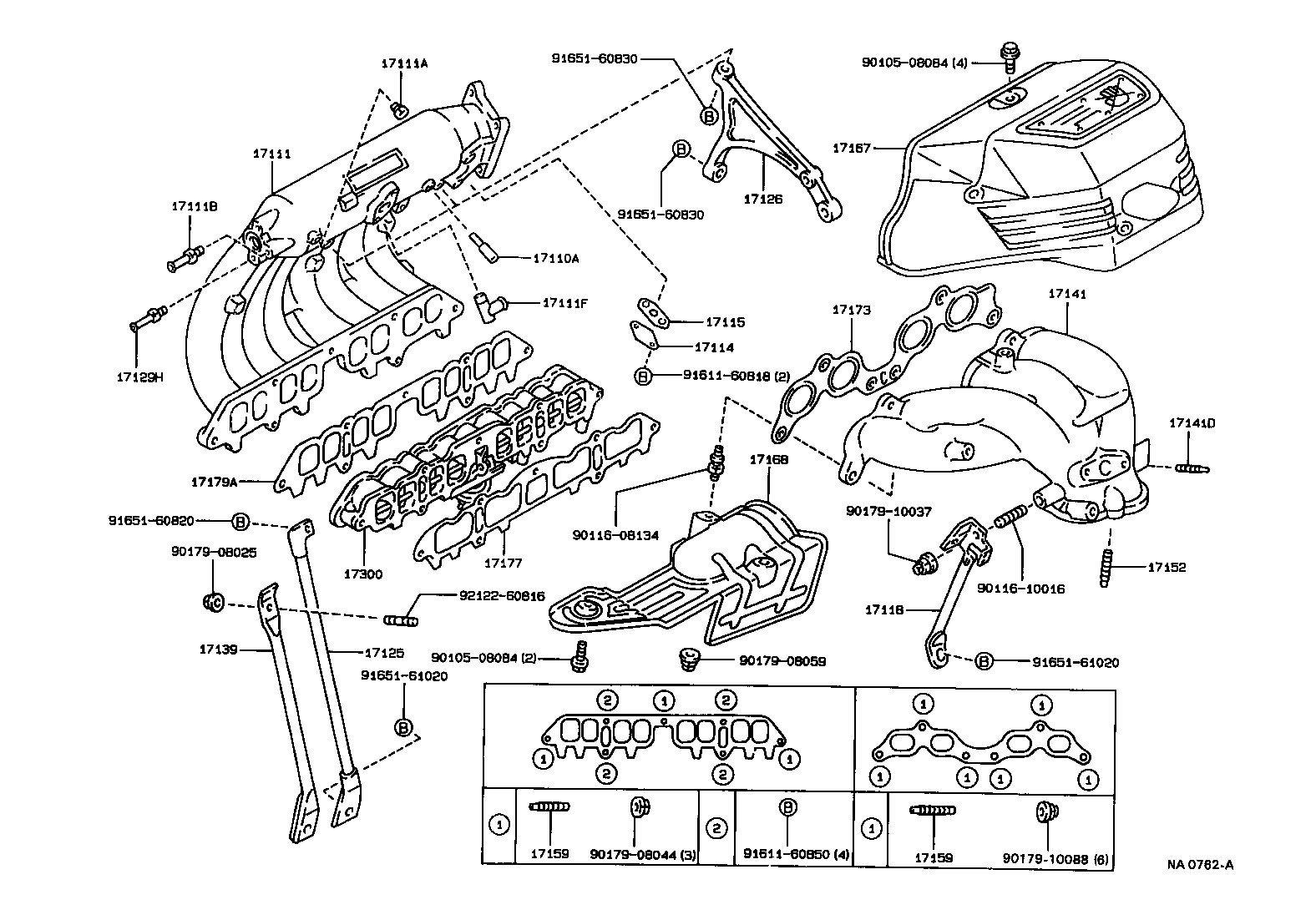 17101-64110 MANIFOLD, INTAKE product image