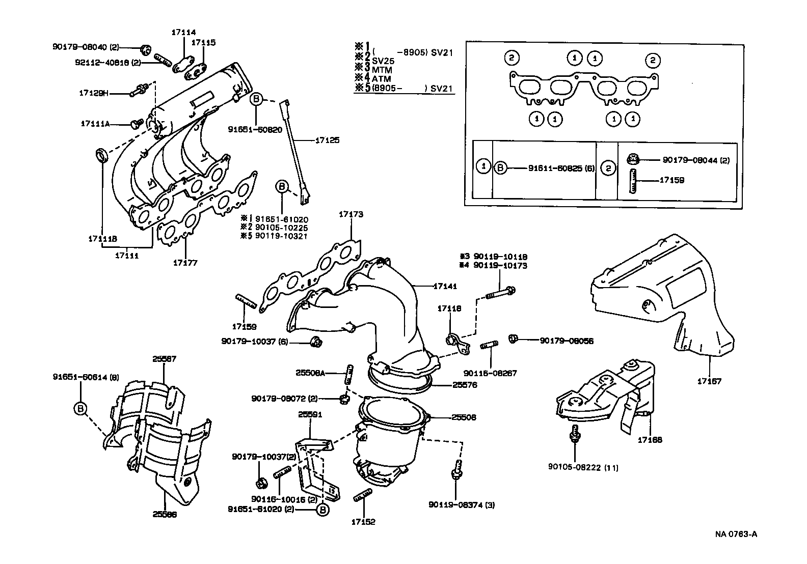 17101-64110 MANIFOLD, INTAKE product image