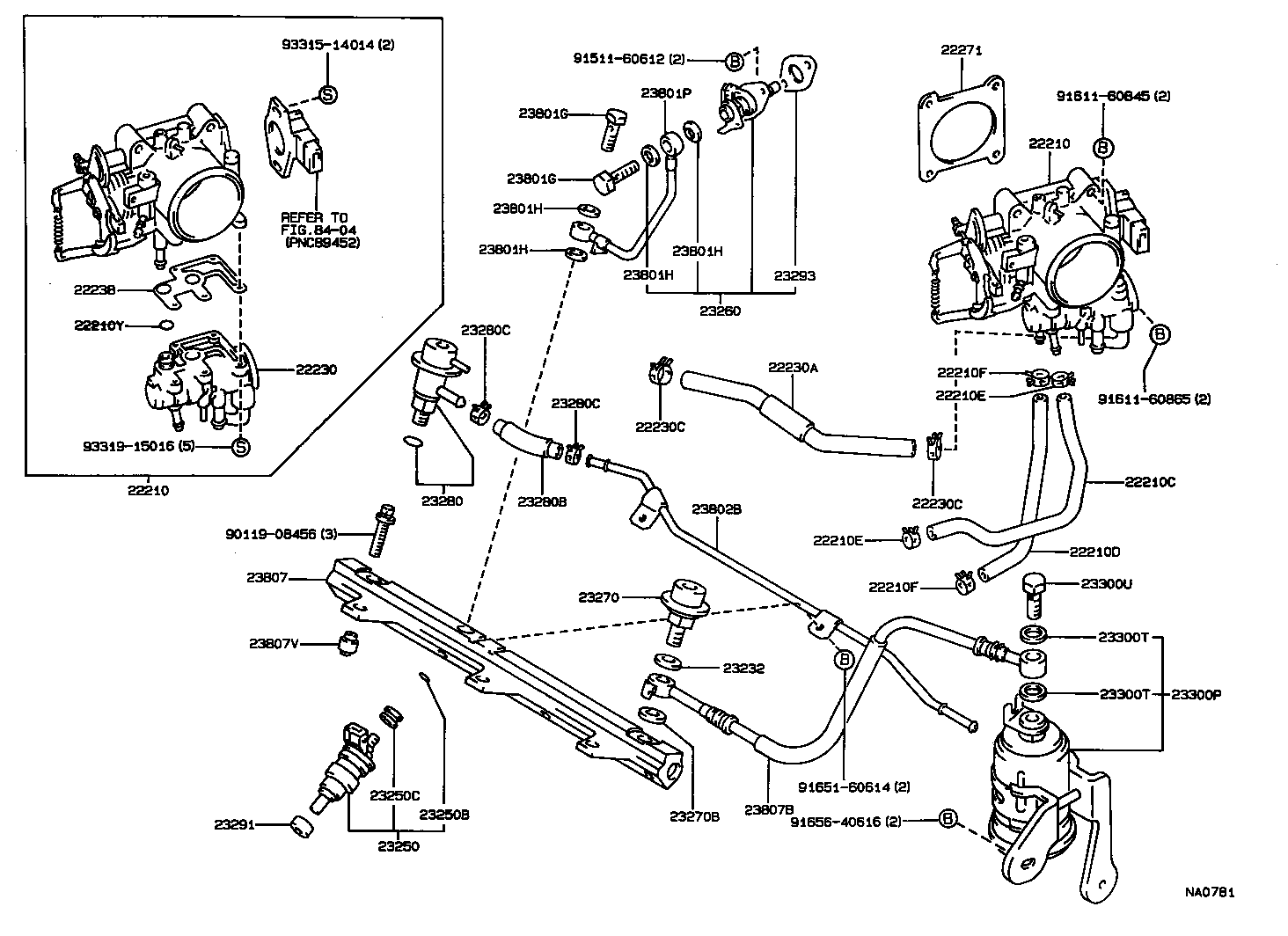 22210-62040 BODY ASSY, THROTTLE product image