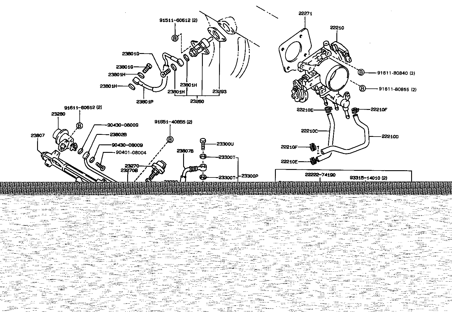 22210-62040 BODY ASSY, THROTTLE product image