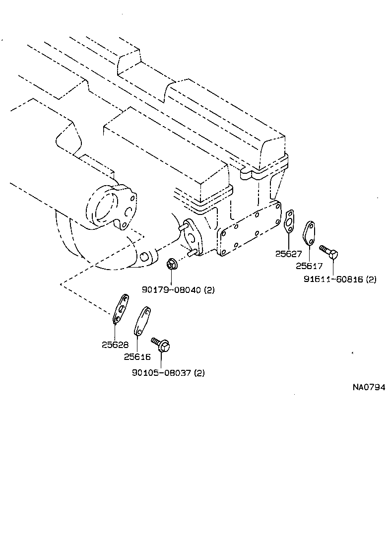 25627-42040 GASKET, EGR VALVE product image