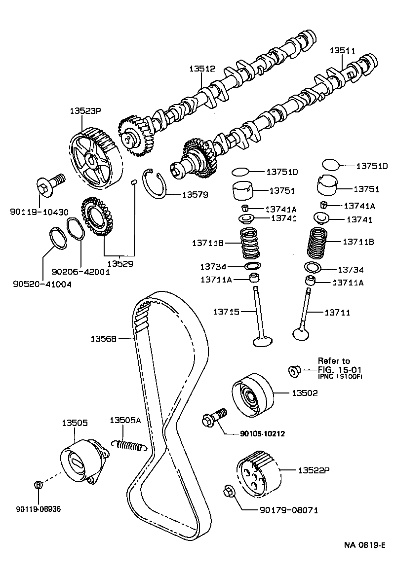 90913-02059 SEAL OR RING, O(FOR VALVE STEM OIL) product image