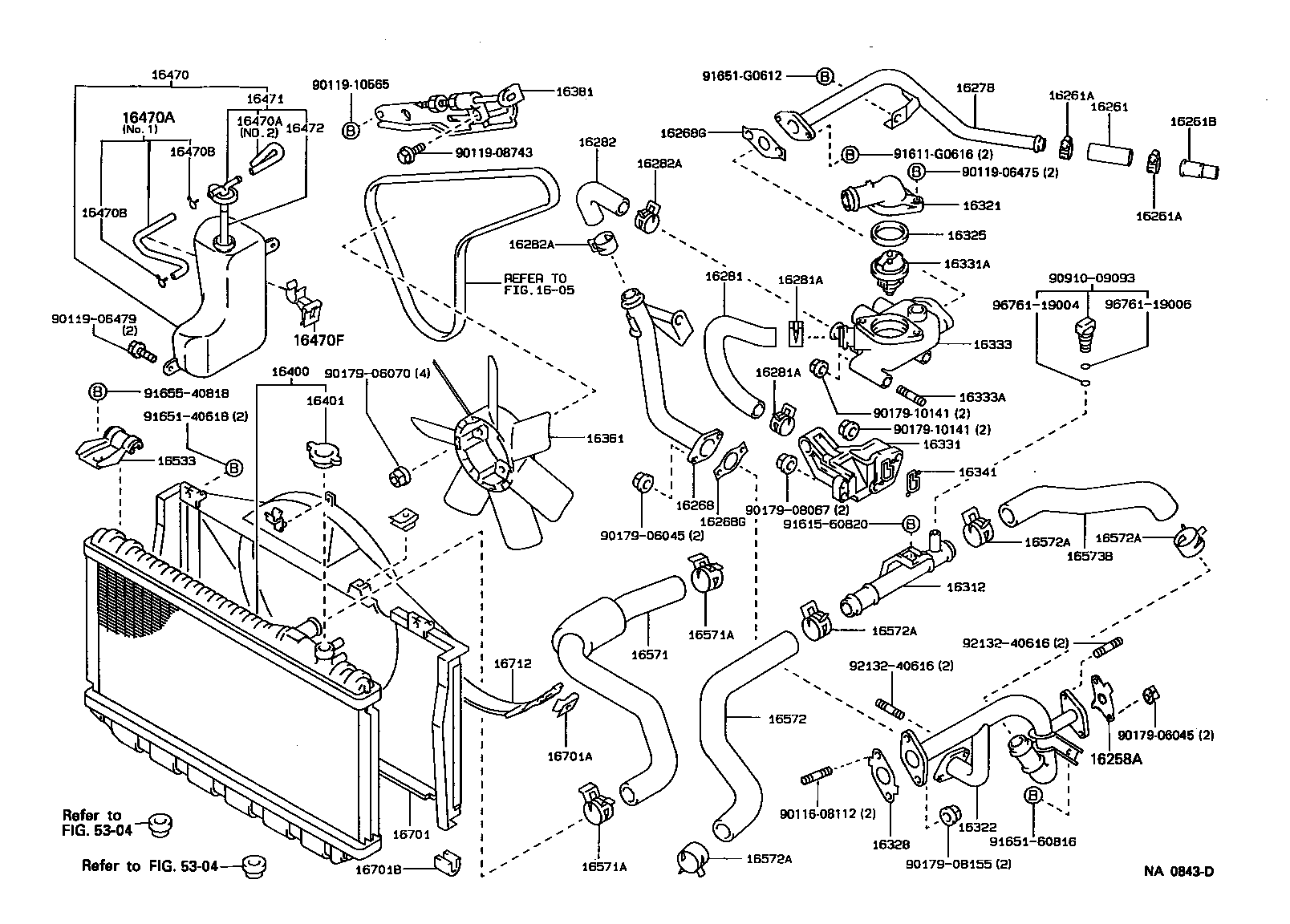 16381-70042 BAR, FAN BELT ADJUSTING product image